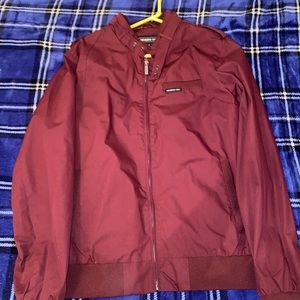 •Members only red Jacket